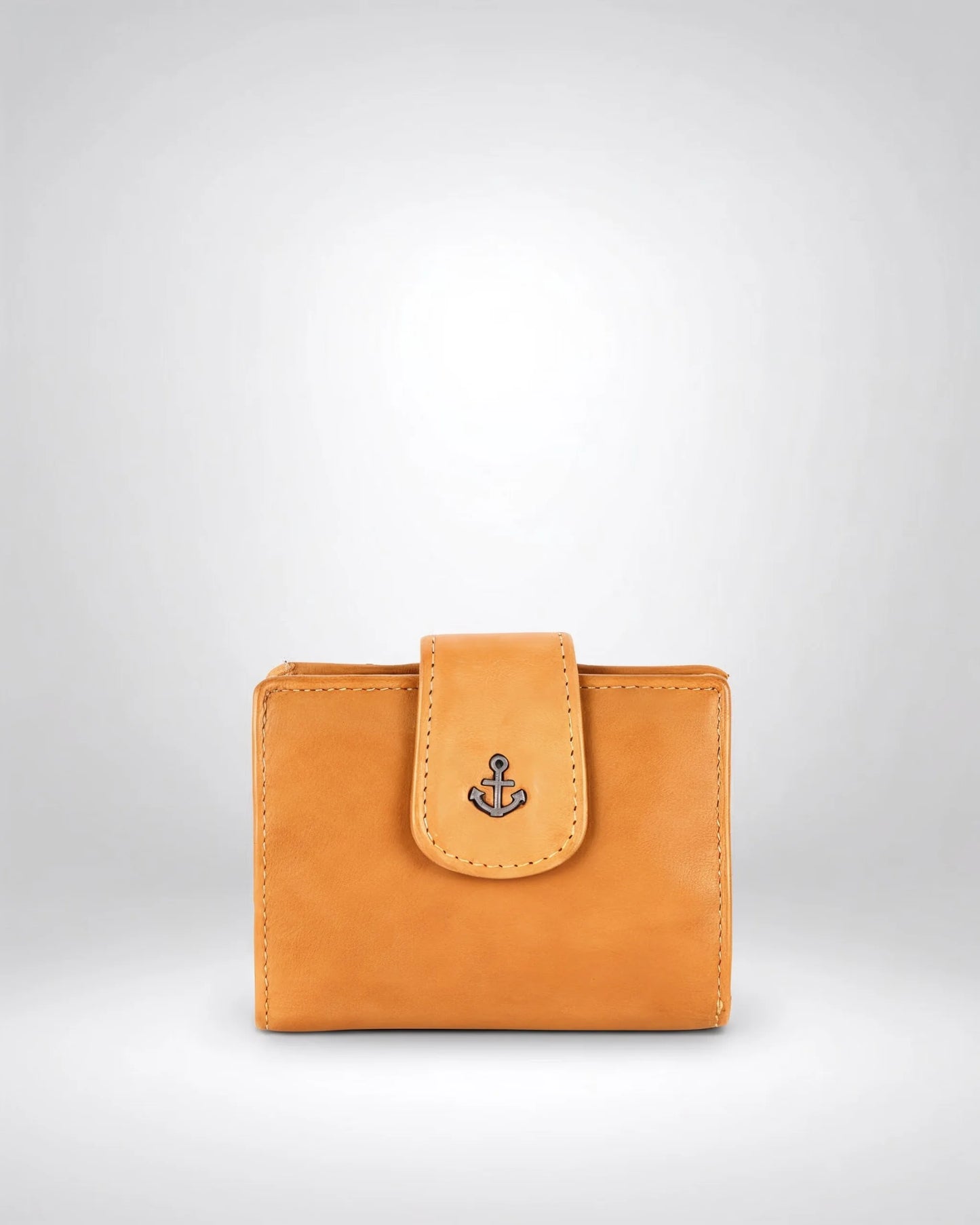 #farbe_mustard – Stella Geldbörse, Frontansicht