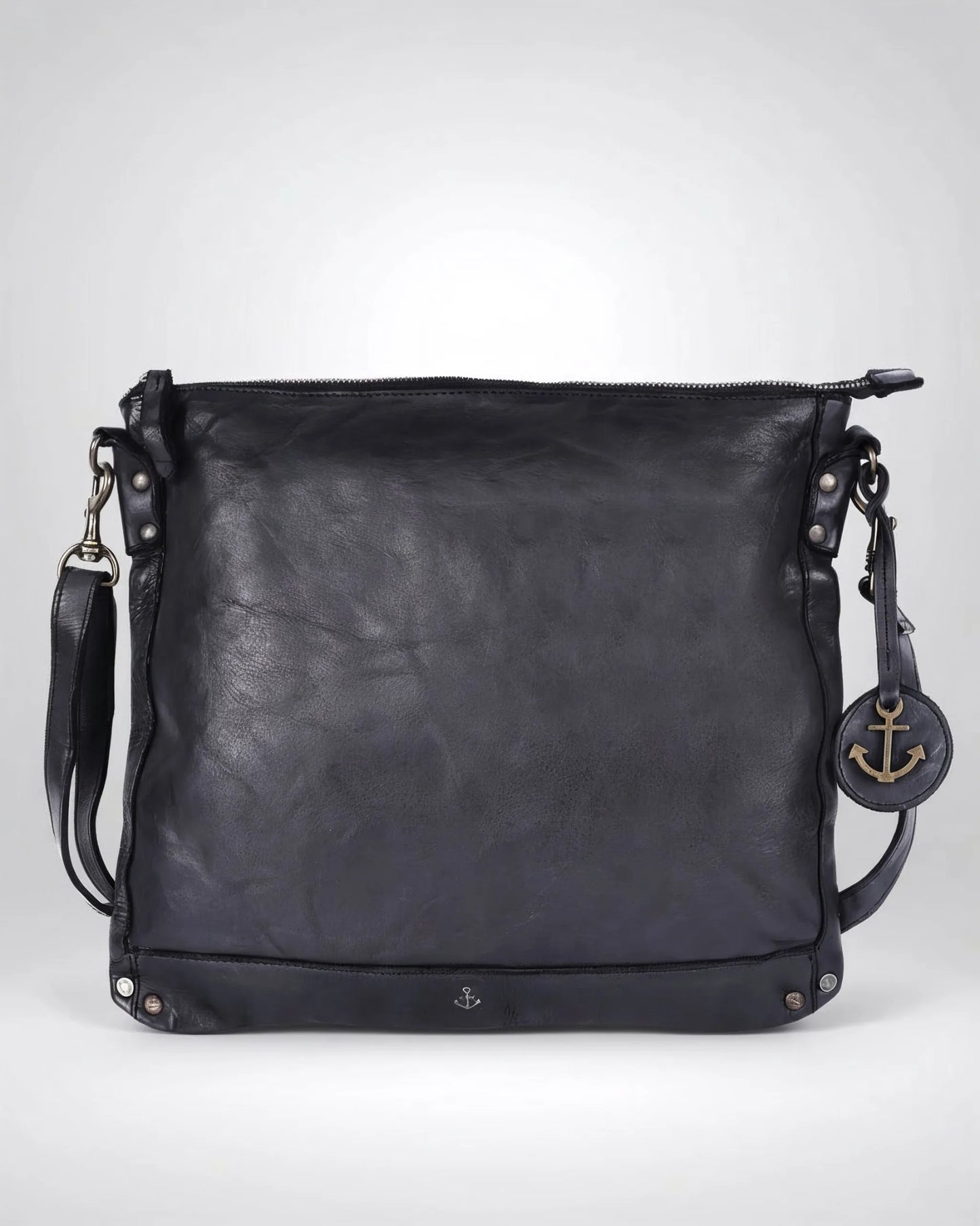 #farbe_ash – Harbour 2nd Vera 2 Ledertasche, Frontansicht