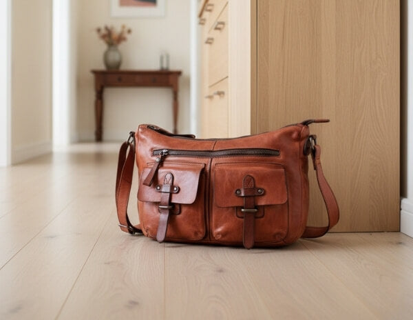 Businesstasche vor Schrank