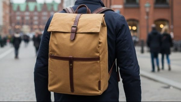 Mann mit Laptoptasche für Herren
