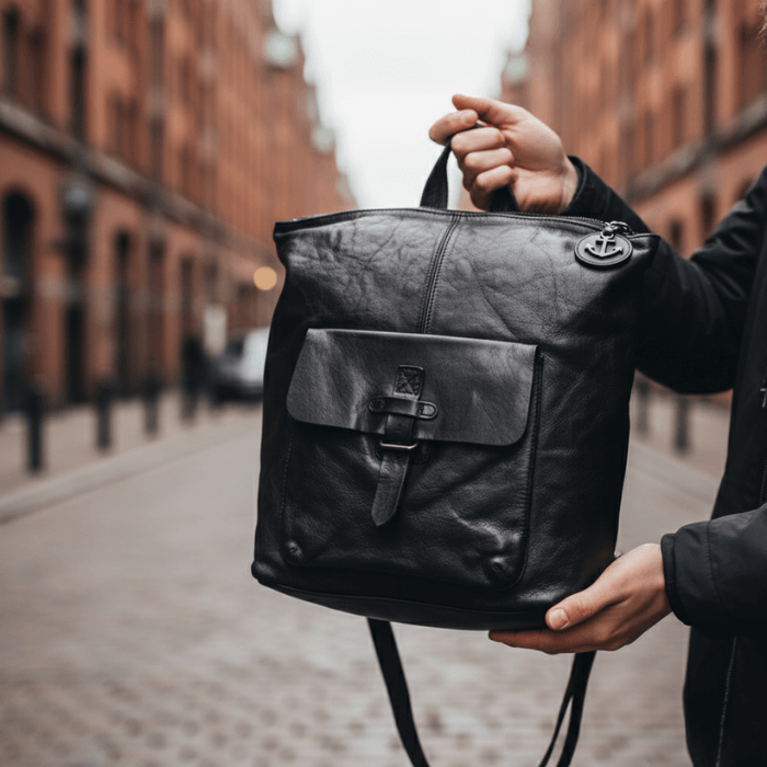 Harbour 2nd Lederrucksack in Hamburg