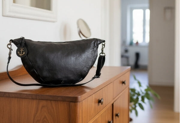 Umhängetasche Damen in Flur auf Schrank