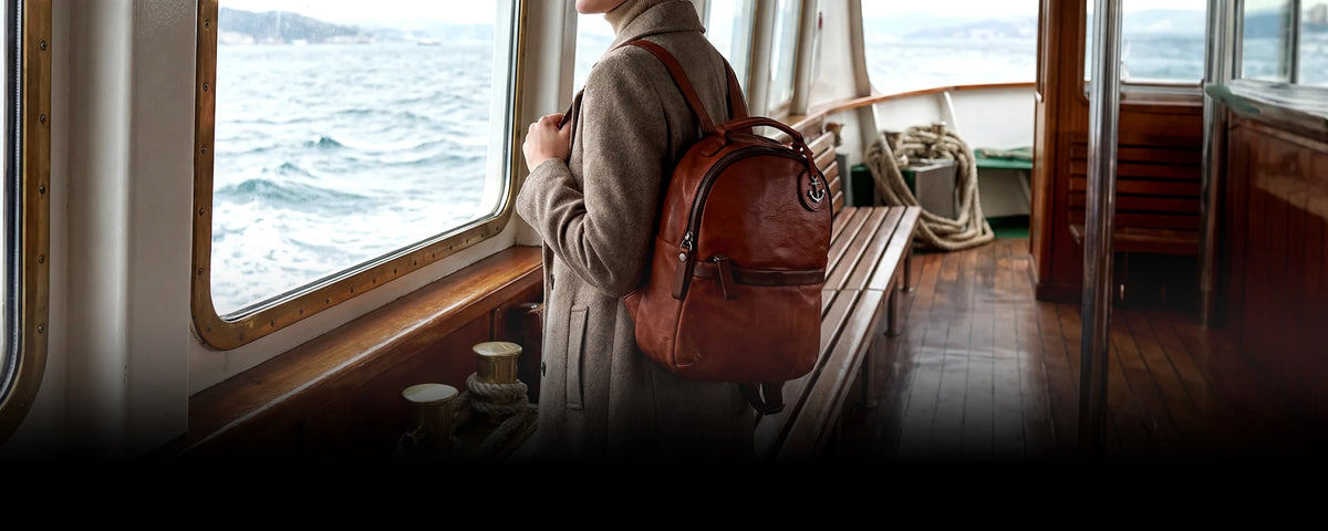 Damen Lederrucksäcke