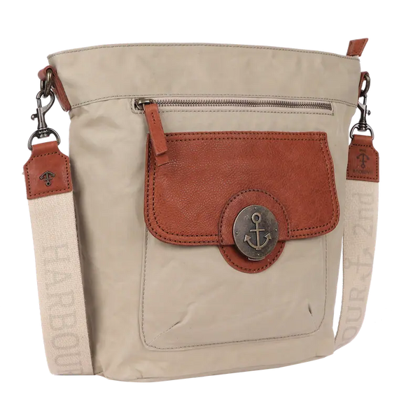 Monika - khaki/cognac