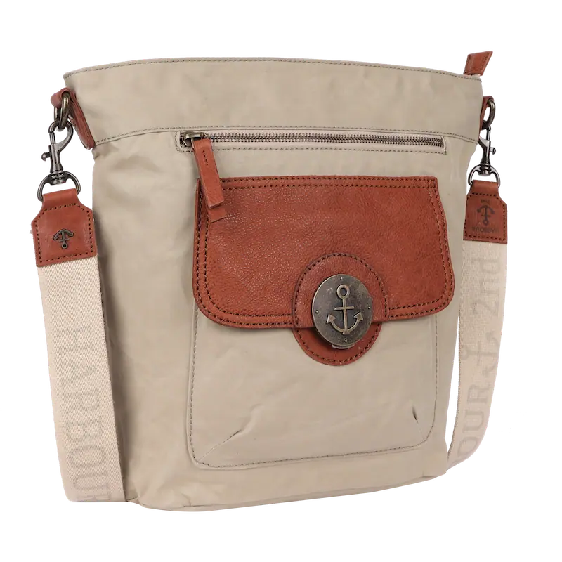 Monika - khaki/cognac