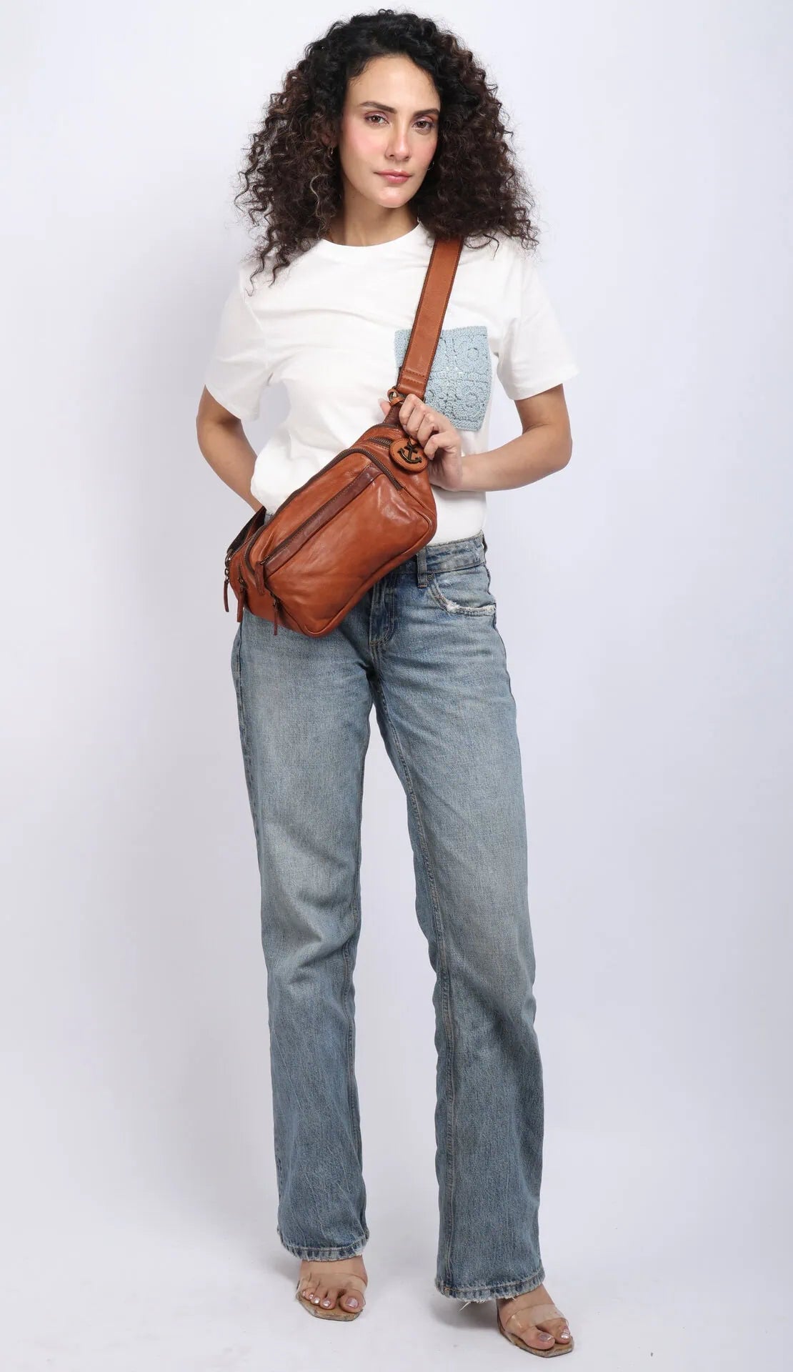 Harper – See it on the model – Cognac