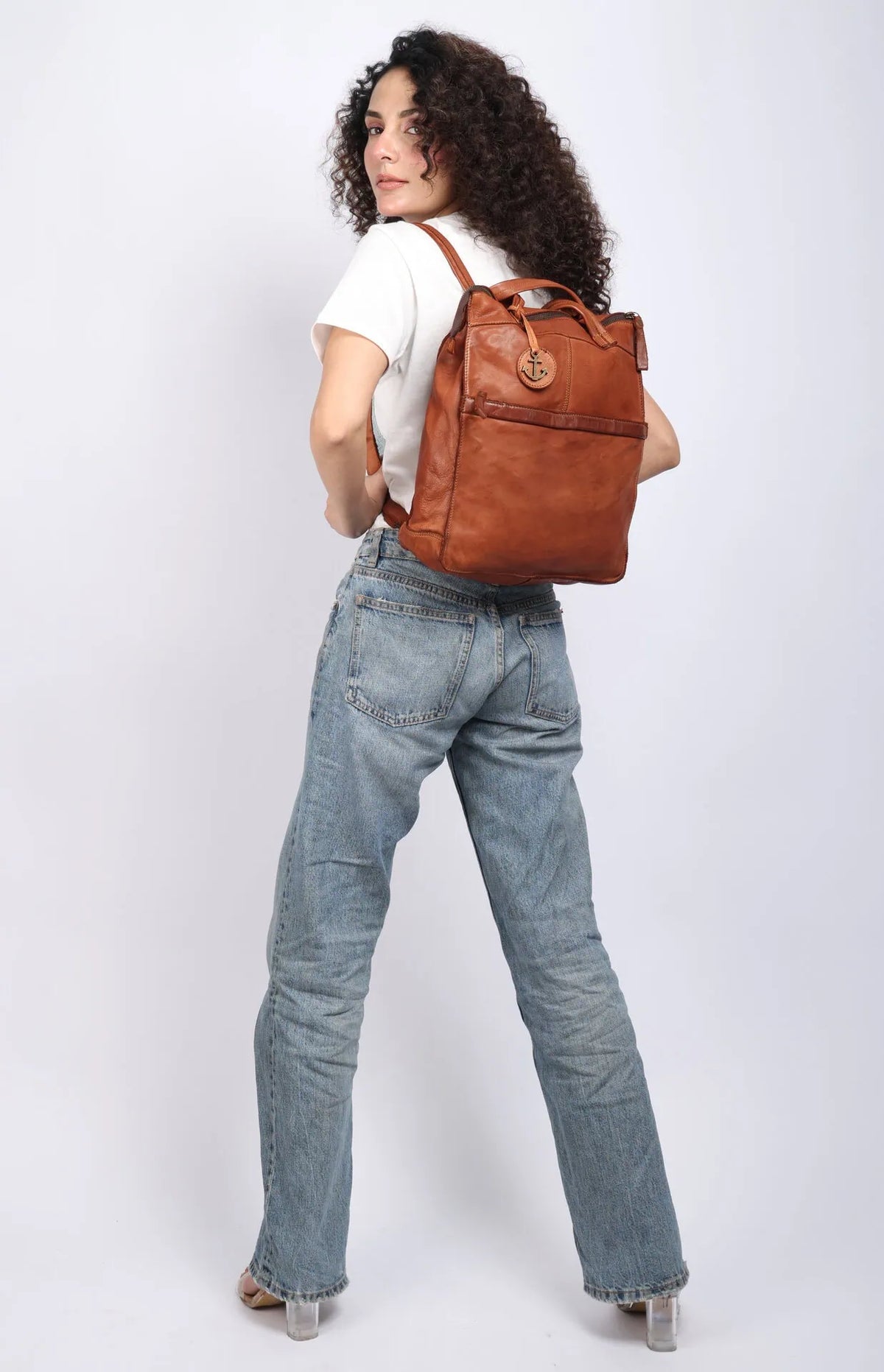 Franny – See it on the model – Cognac