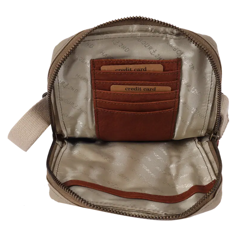 Miki - khaki/cognac