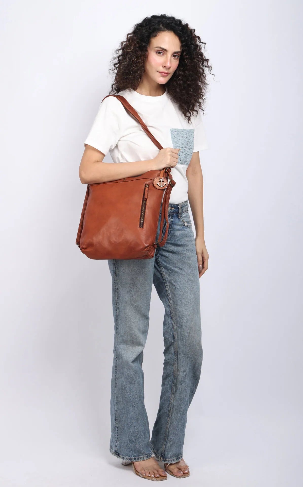 Nora – See it on the model – Cognac
