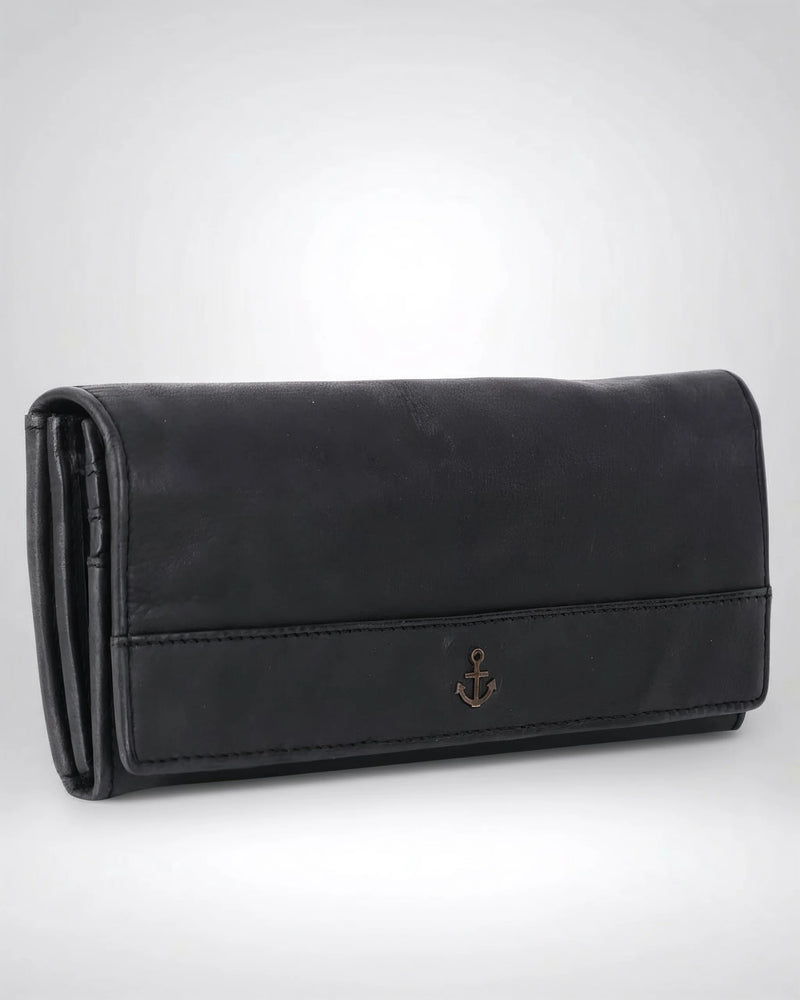 #farbe_ash – Marina Geldbörse, schräge Seitenansicht
