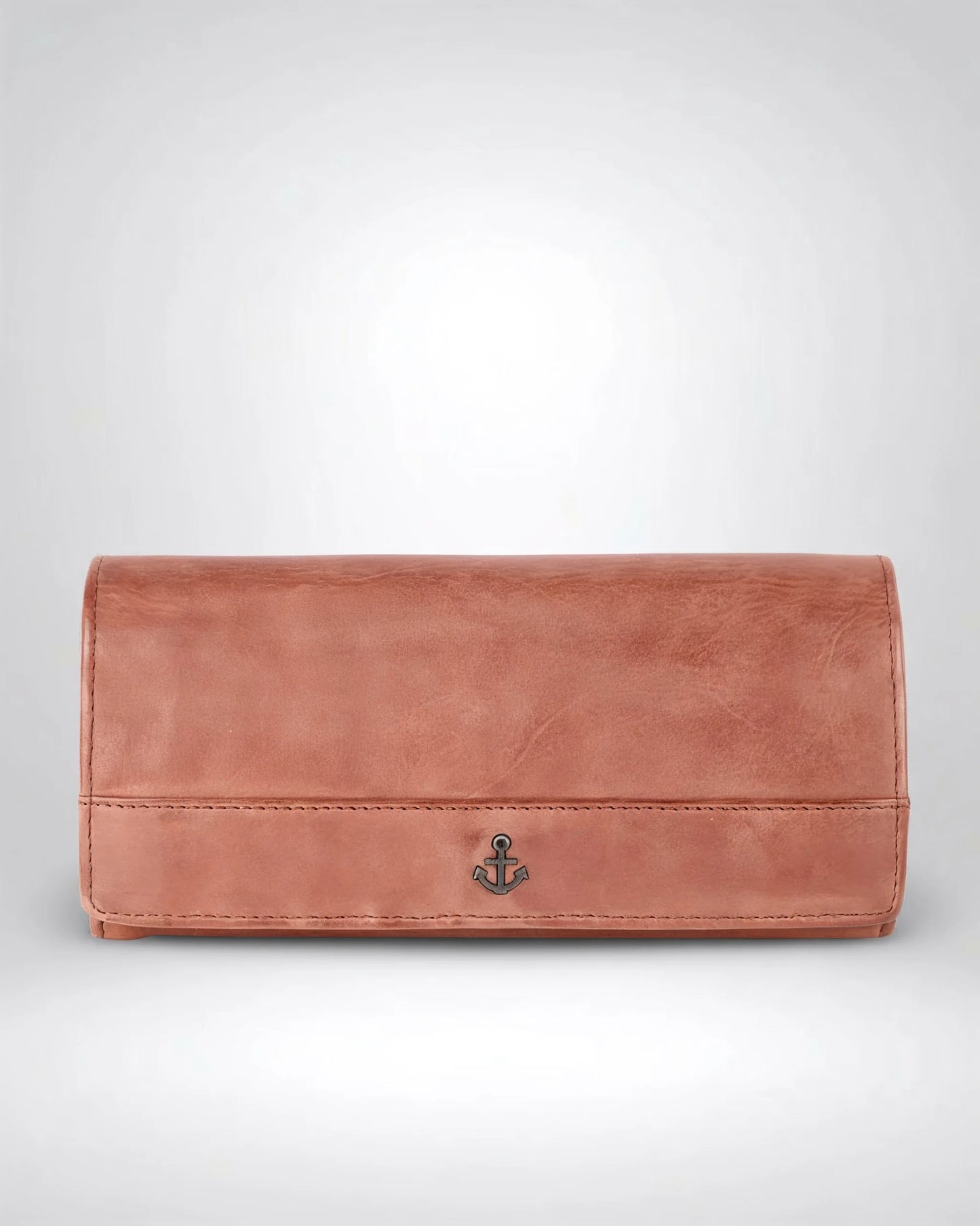 #farbe_cognac – Marina Geldbörse, Frontansicht
