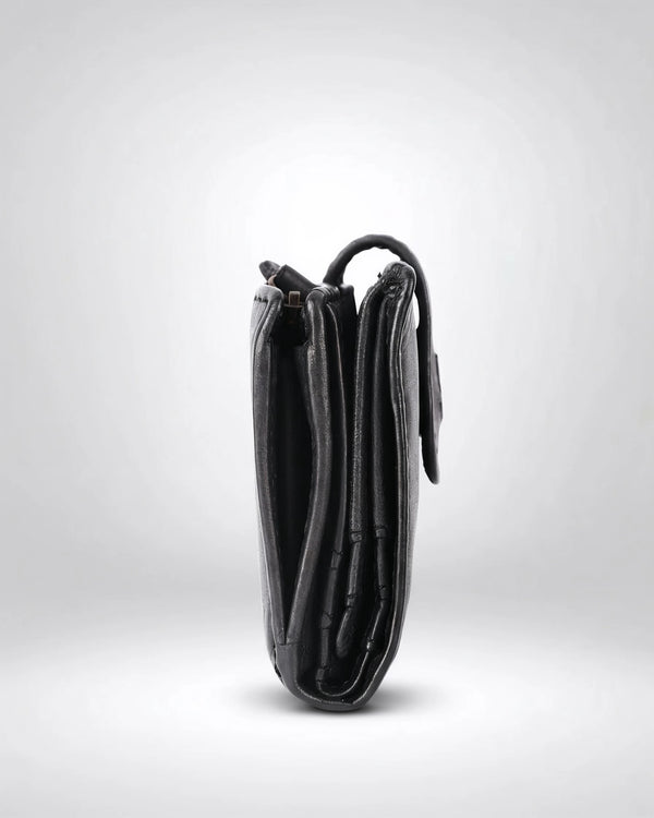 #farbe_ash – Stella Geldbörse, Seitenansicht
