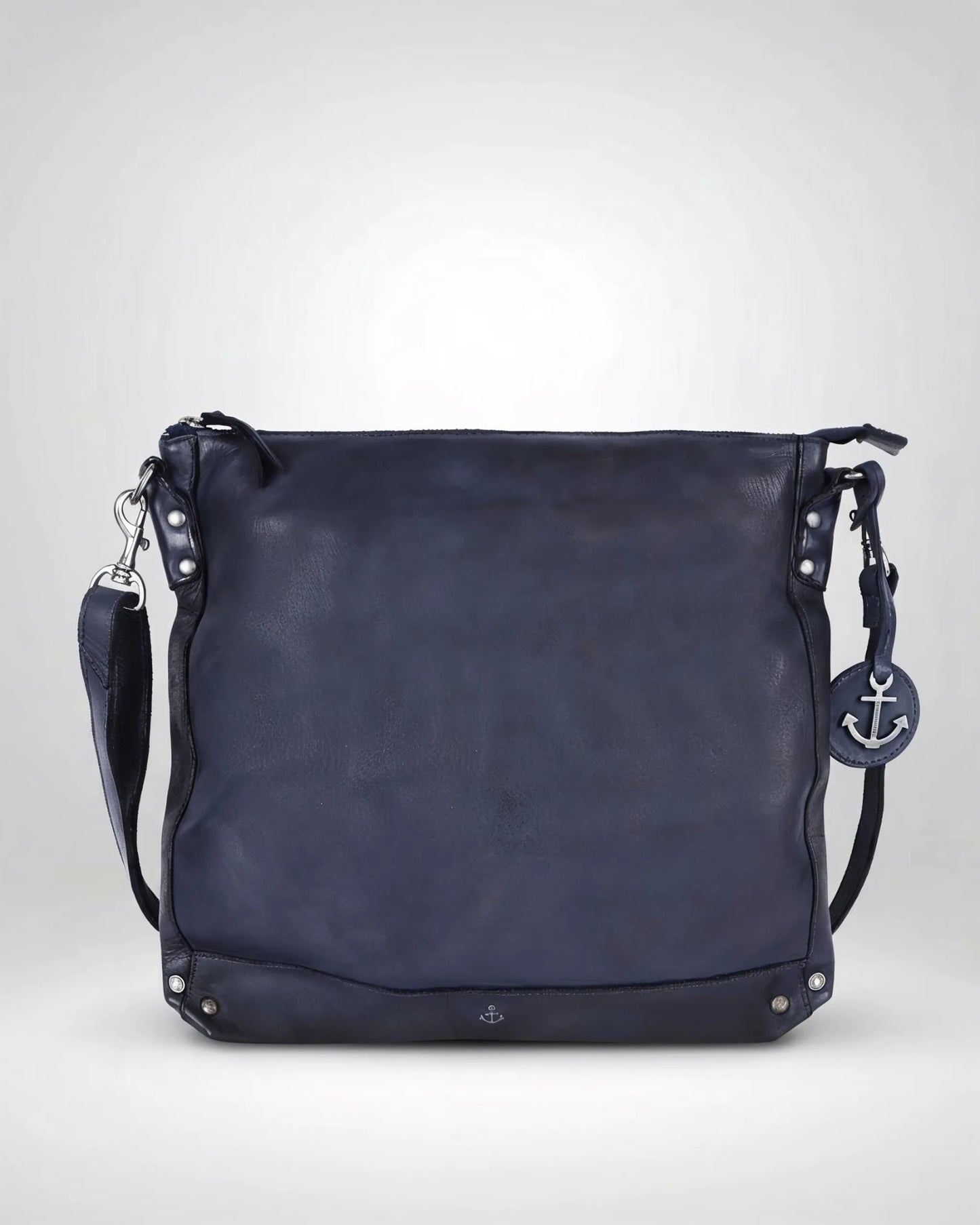 #farbe_navy – Harbour 2nd Vera 2 Ledertasche, Frontansicht