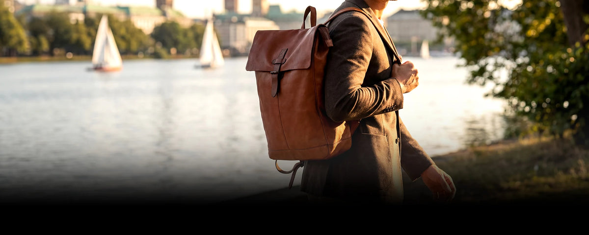 Herren Lederrucksäcke